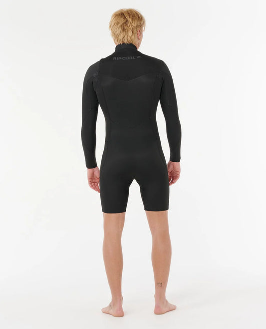 Person wearing a black wetsuit on a white background shed nine