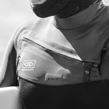 Mens Free Flex Chest-Zip - 4/3mm - Shed Nine