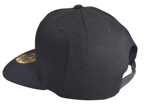 Shed Nine Black Snap Back SN Cap (Bold Logo) - Shed Nine