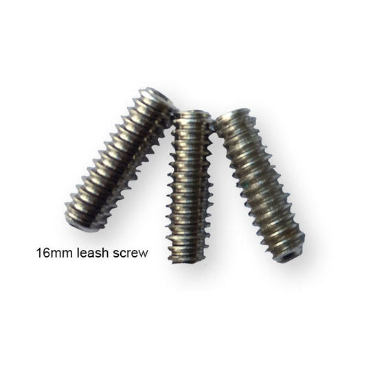 ACME 16mm leash hex grub screws, close-up