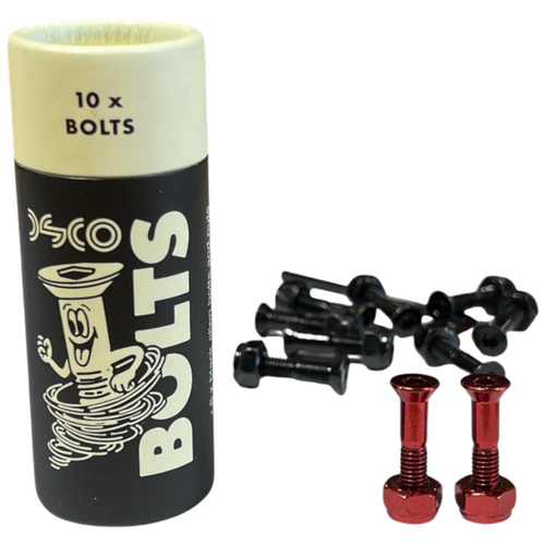 DSCO Bolts Allen 7/8 Inch 8 x Black 2 x Red