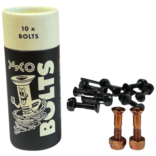 DSCO Bolts Allen 7/8 Inch 8 x Black 2 x Rose Gold