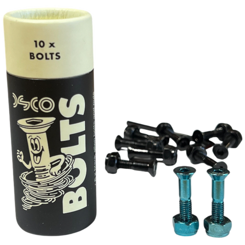 DSCO Bolts Allen 1 Inch 8 x Black 2 x Blue