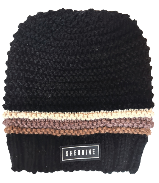 Brown/Earth Aussie Handmade Knitted Beanie