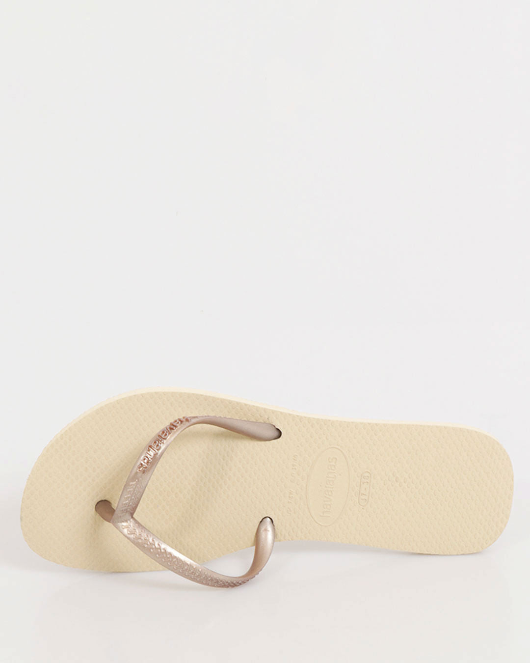 Havaianas Flat Sand Grey (Beige) – top view