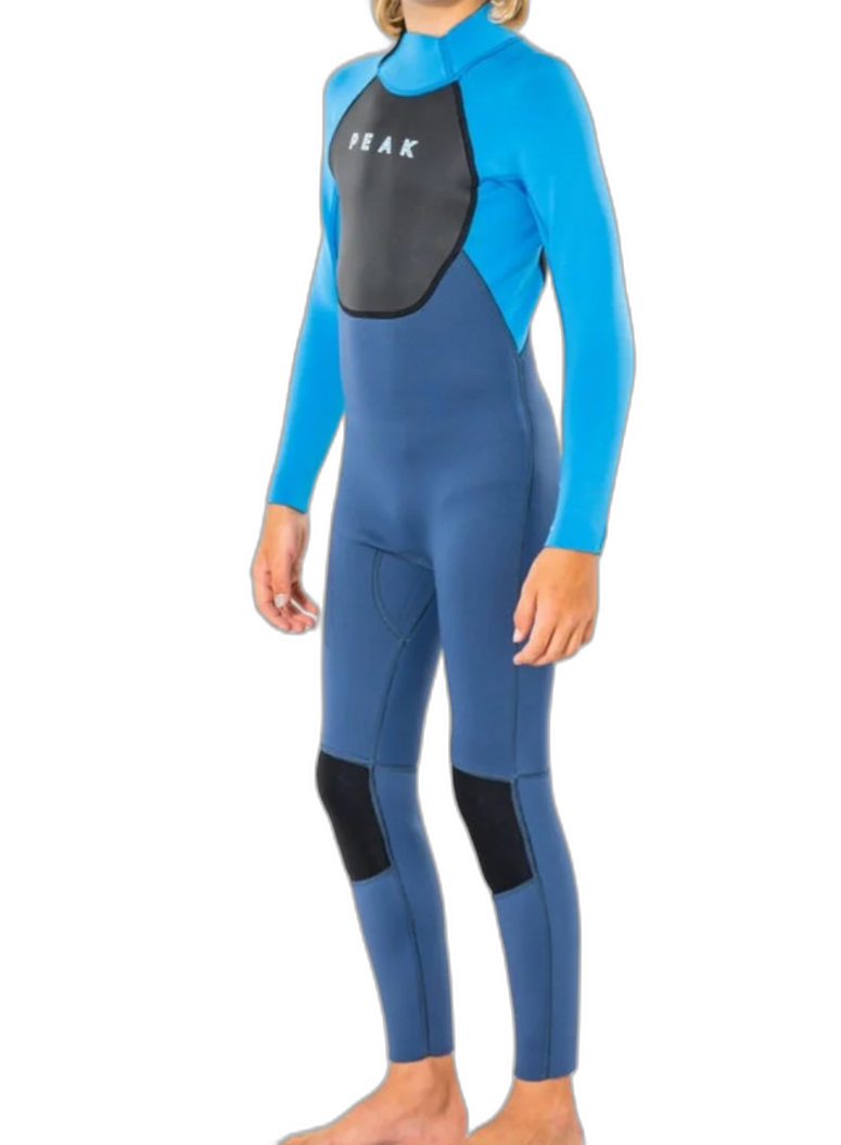 Junior Energy 3/2mm Flatlock Steamer Wetsuit - Blue