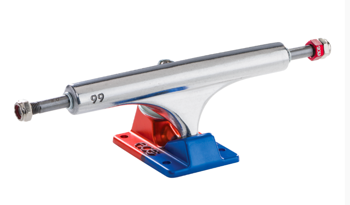 Ace Trucks AF1 Raw/Blue Orange Anodized