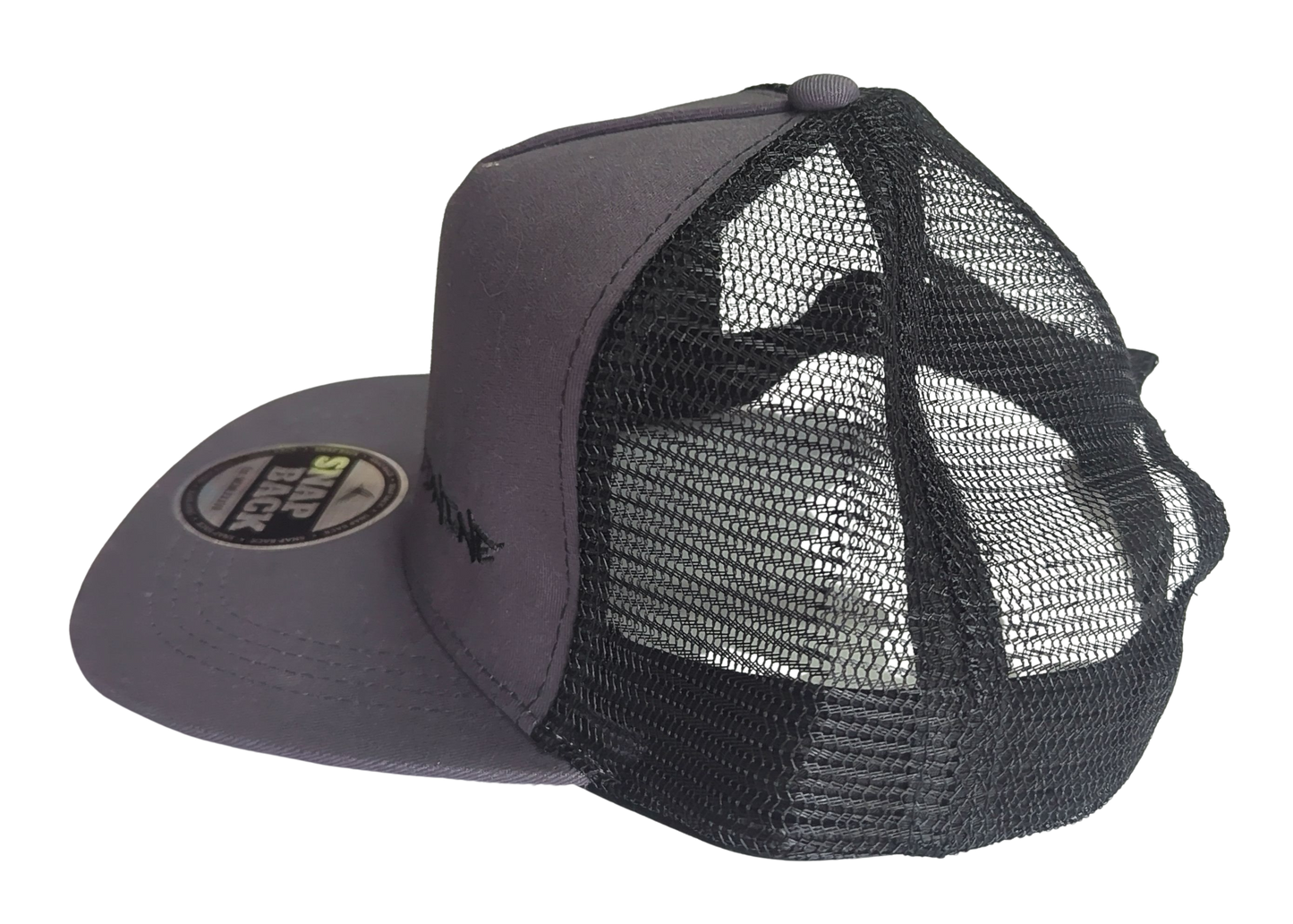 Shed Nine Grey Mesh Snap Back Cap - Shed Nine