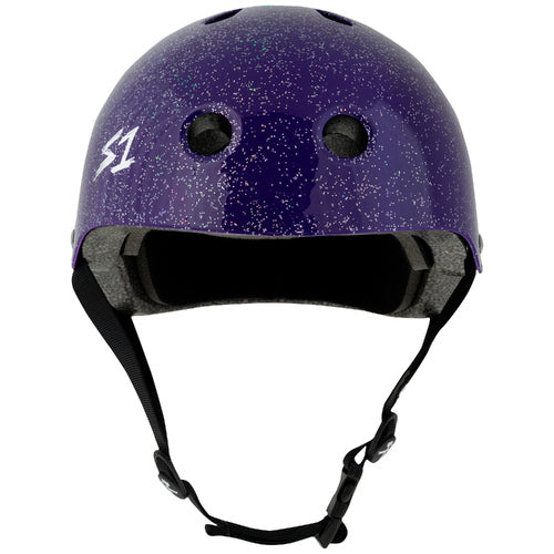 S-One Helmet Lifer Purple Gloss Glitter