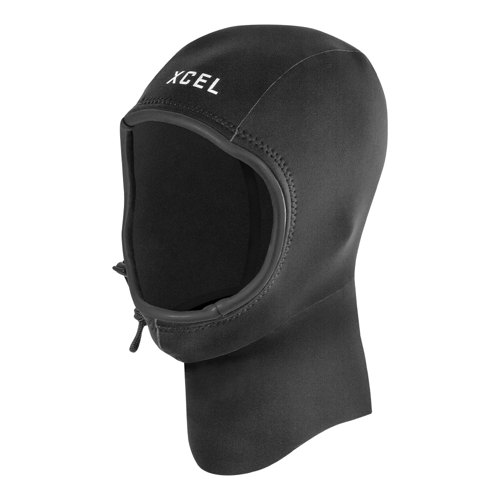 Xcel Axis 2mm Wetsuit Hood - Black — manufacturer product image