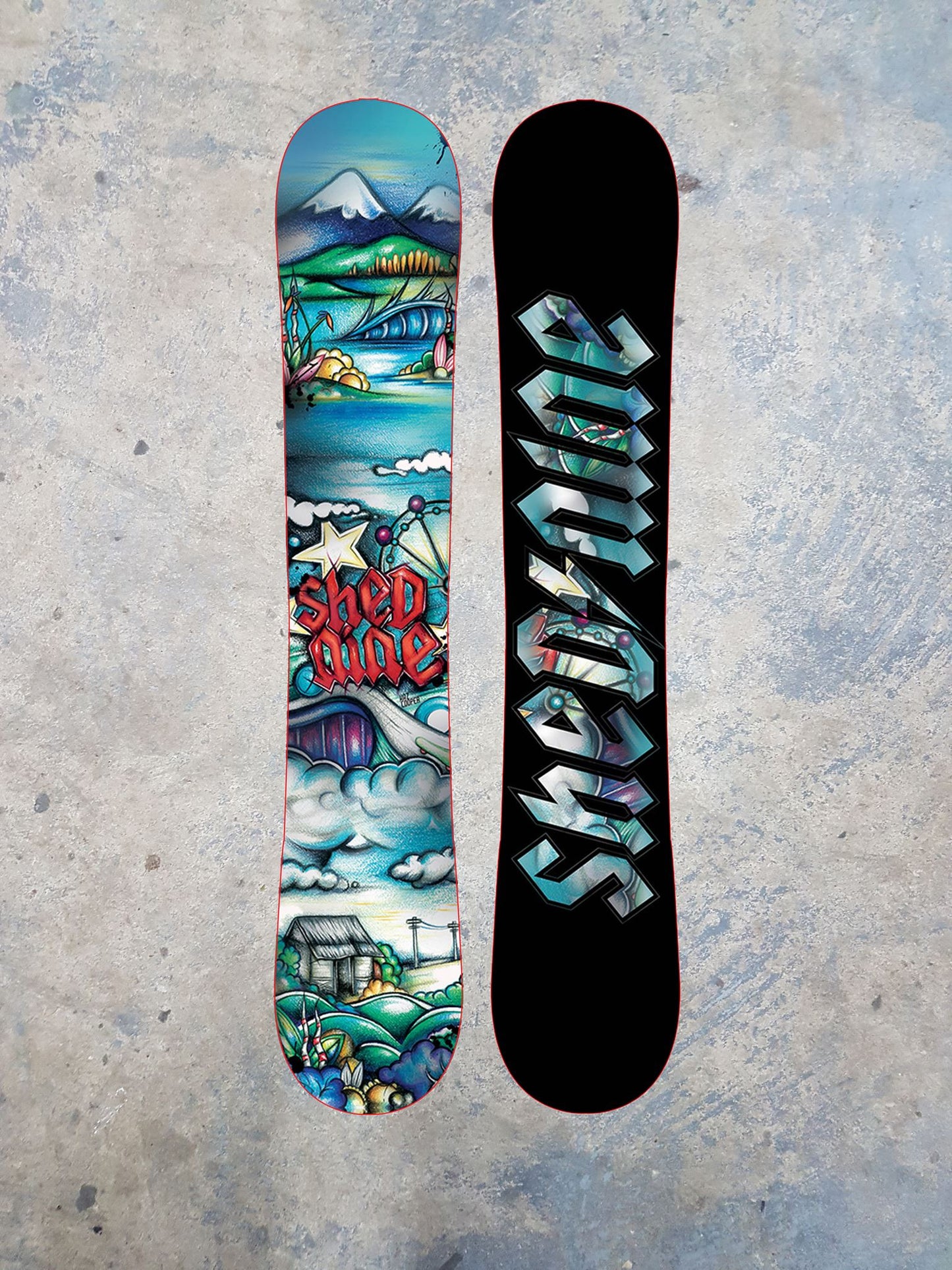 Shed Nine "The Derwent" Custom Snowboard - Snowboard, Shed Nine, Shed Nine