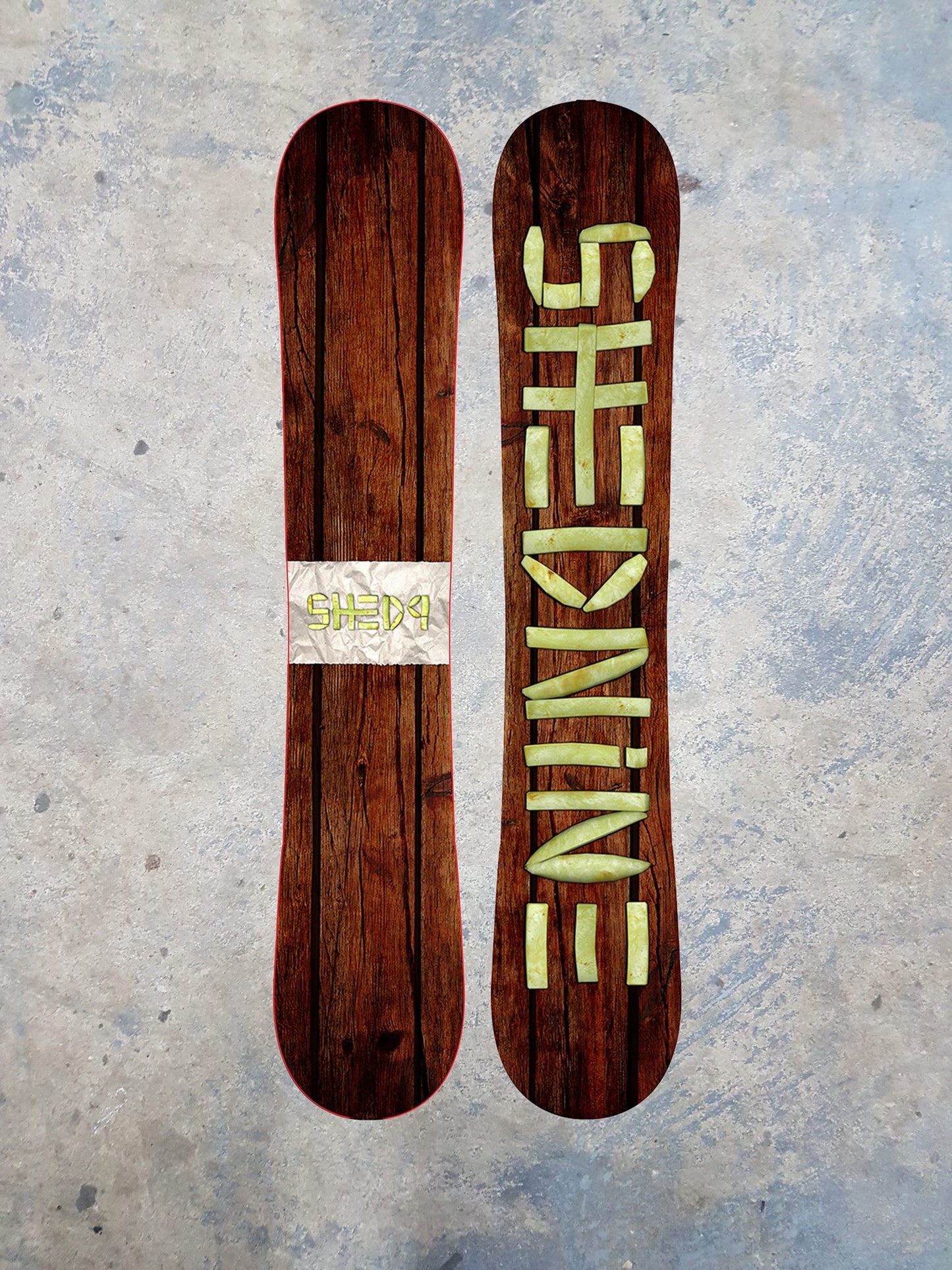 Shed Nine "Minimum Chips" Custom Snowboard - Snowboard, Shed Nine, Shed Nine