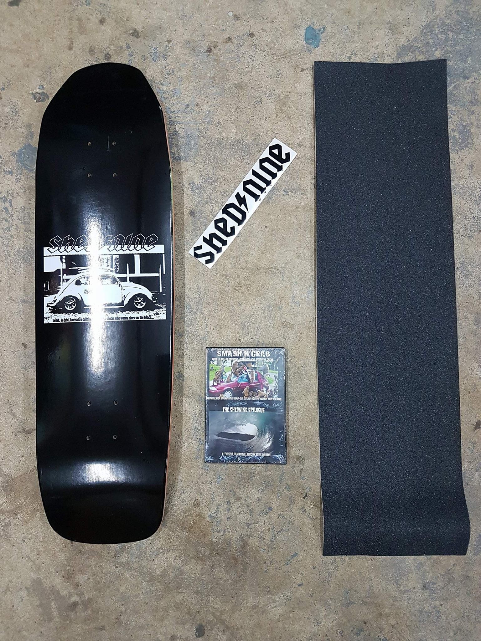 Vee Dub Cruiser, Grip, Dvd and Sticker -  Skateboard Deck, Shed Nine, Shed Nine