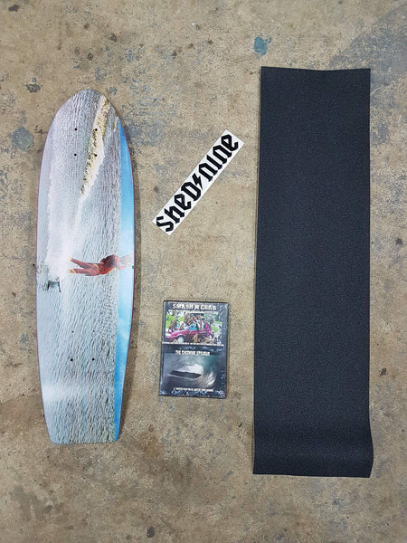 Frothalot Cruiser Deck, Grip, Dvd and Sticker -  Skateboard Deck, Shed Nine, Shed Nine