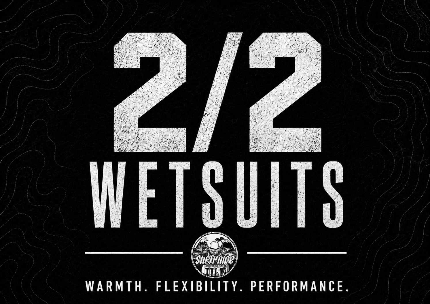 2/2 wetsuits collection graphic for lightweight warm water surf wetsuits