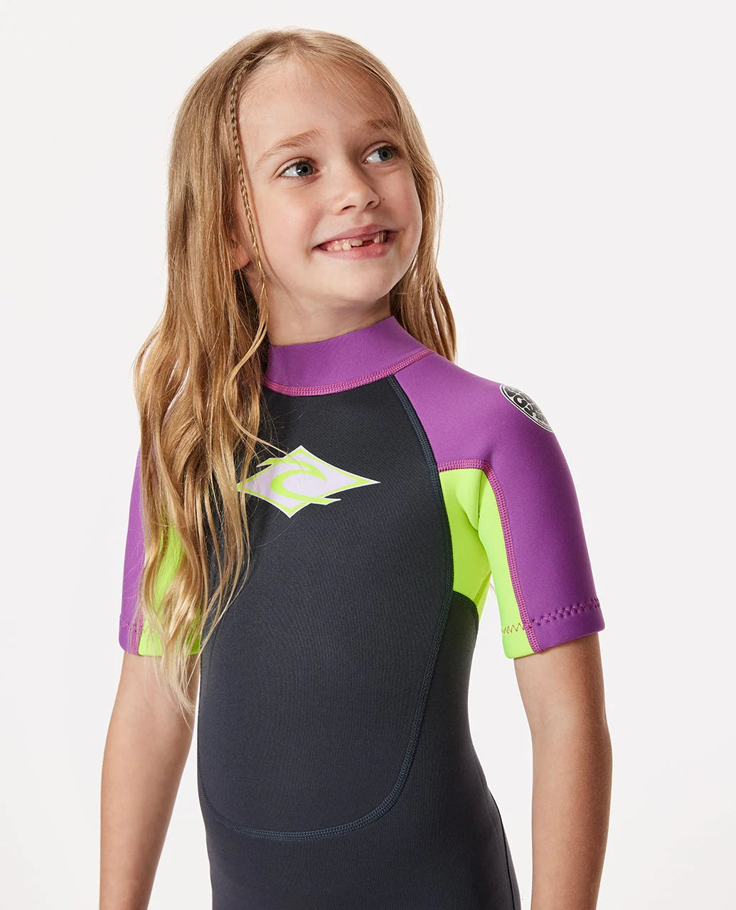 Groms Omega Back Zip Springsuit Wetsuit - Shed Nine