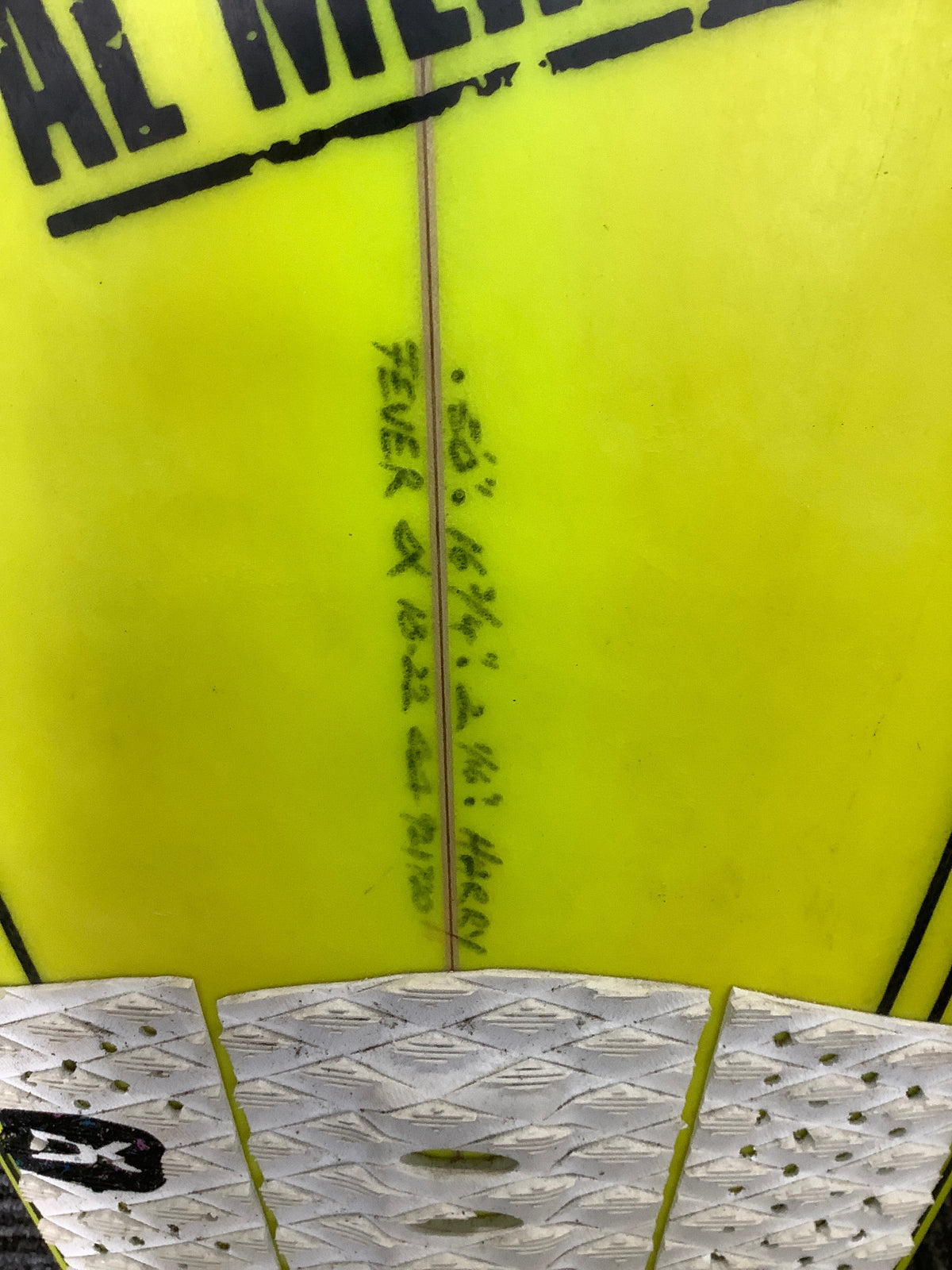Al Merrick Fever handwritten board specifications