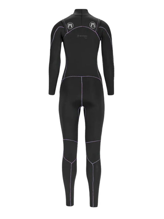 Black wetsuit on a white background shed nine