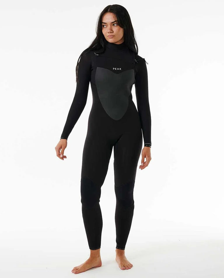 Person wearing a black wetsuit on a white background shed nine