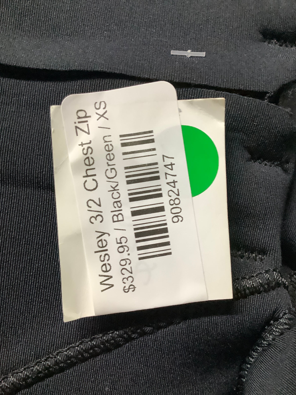 Zion Wesley 3/2mm Chest Zip Wetsuit - Black/Green