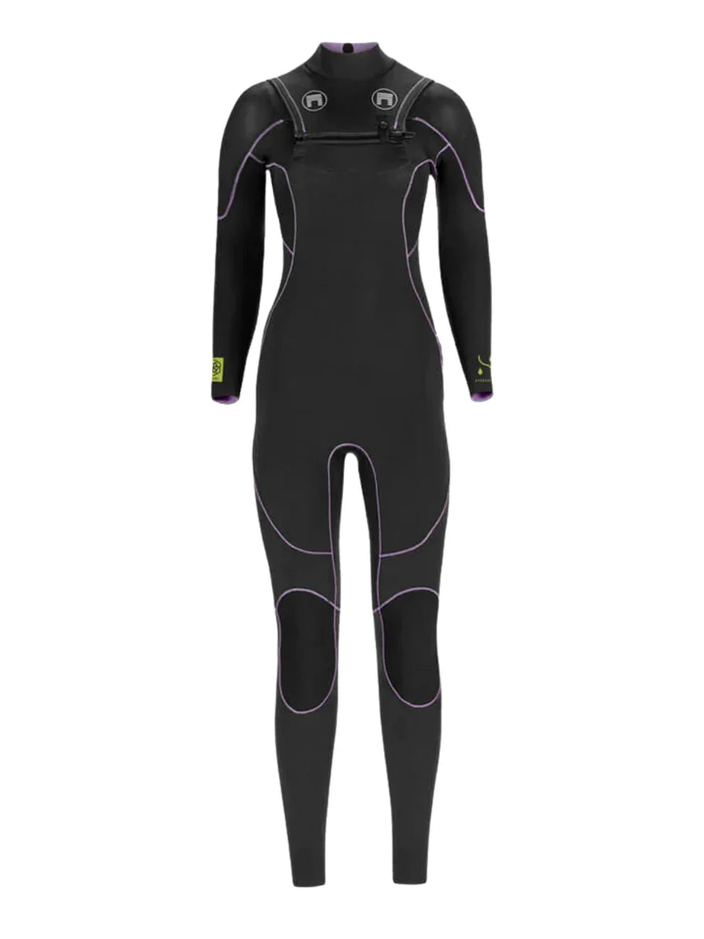 Black wetsuit on a white background shed nine