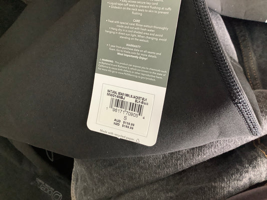 Vissla Natural Seas Long Sleeve Wetsuit Jacket - Black