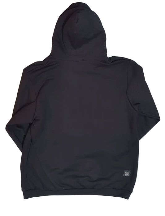 Black hoodie on a white background