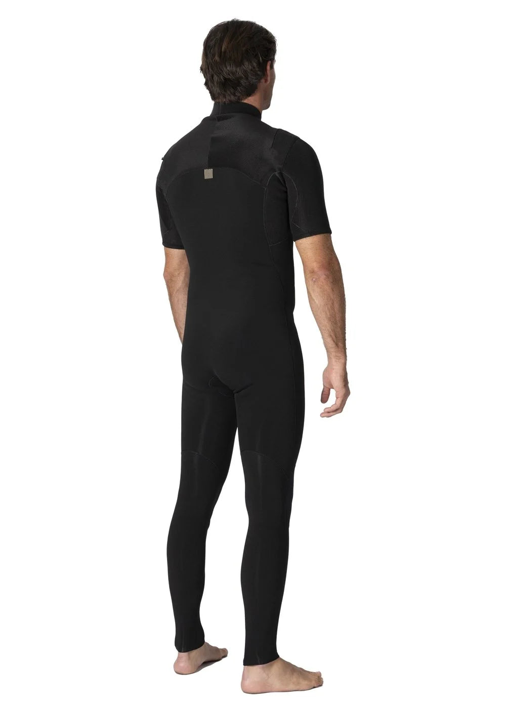 Vissla Men’s New Seas 2/2mm Short Sleeve U-Zip Steamer Wetsuit - Black 2