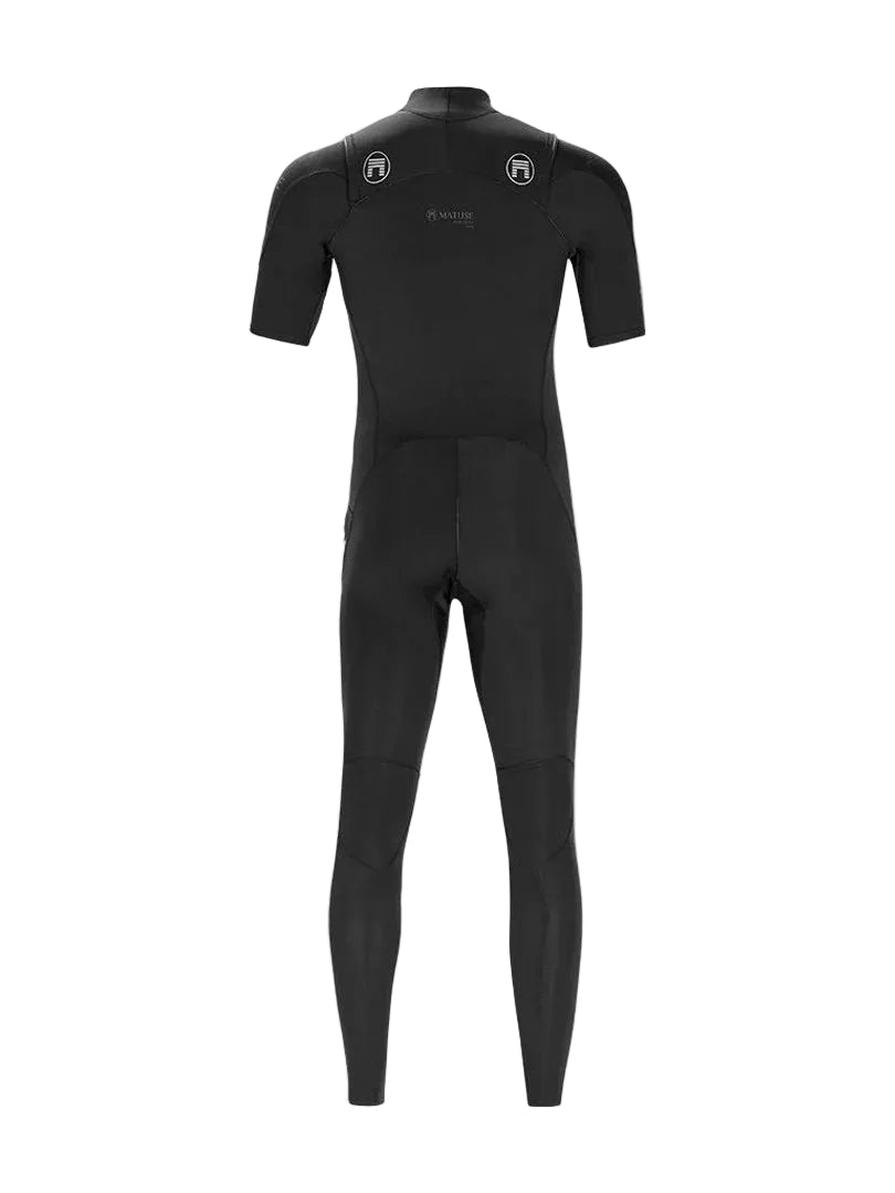 SHED NINE Matuse  Dante Hydrasilk 2mm S/S Full Suit back