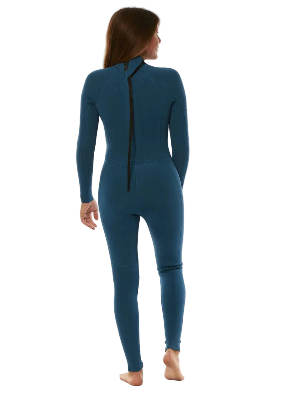 Person wearing a blue full-body suit on a white background SHED NINE