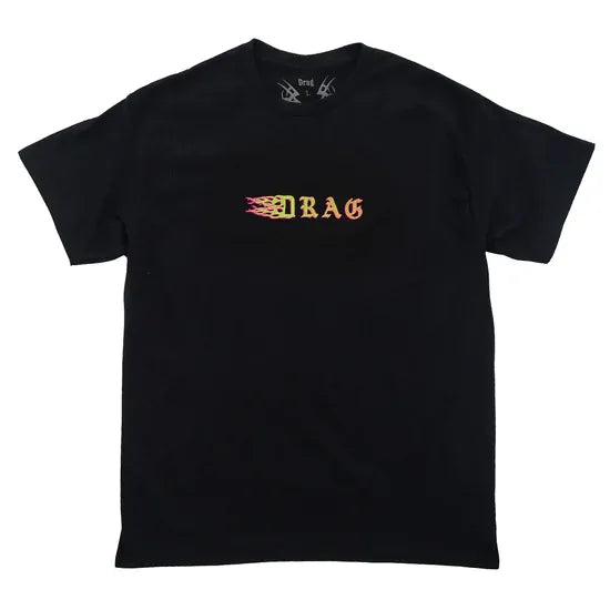 SHED NINE TRAD ELDER TEE - BLACK DRAG