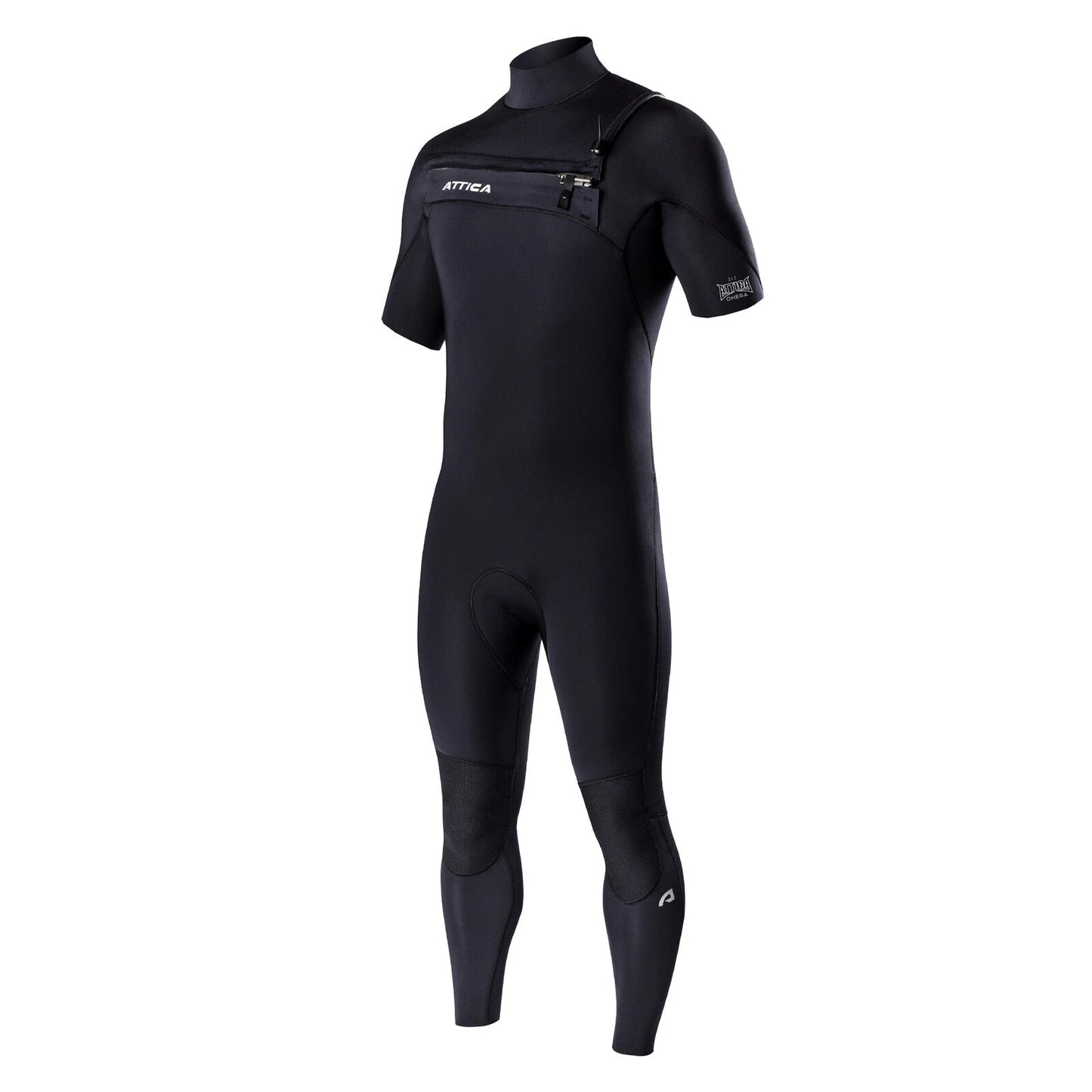SHED NINE Black wetsuit on a white background