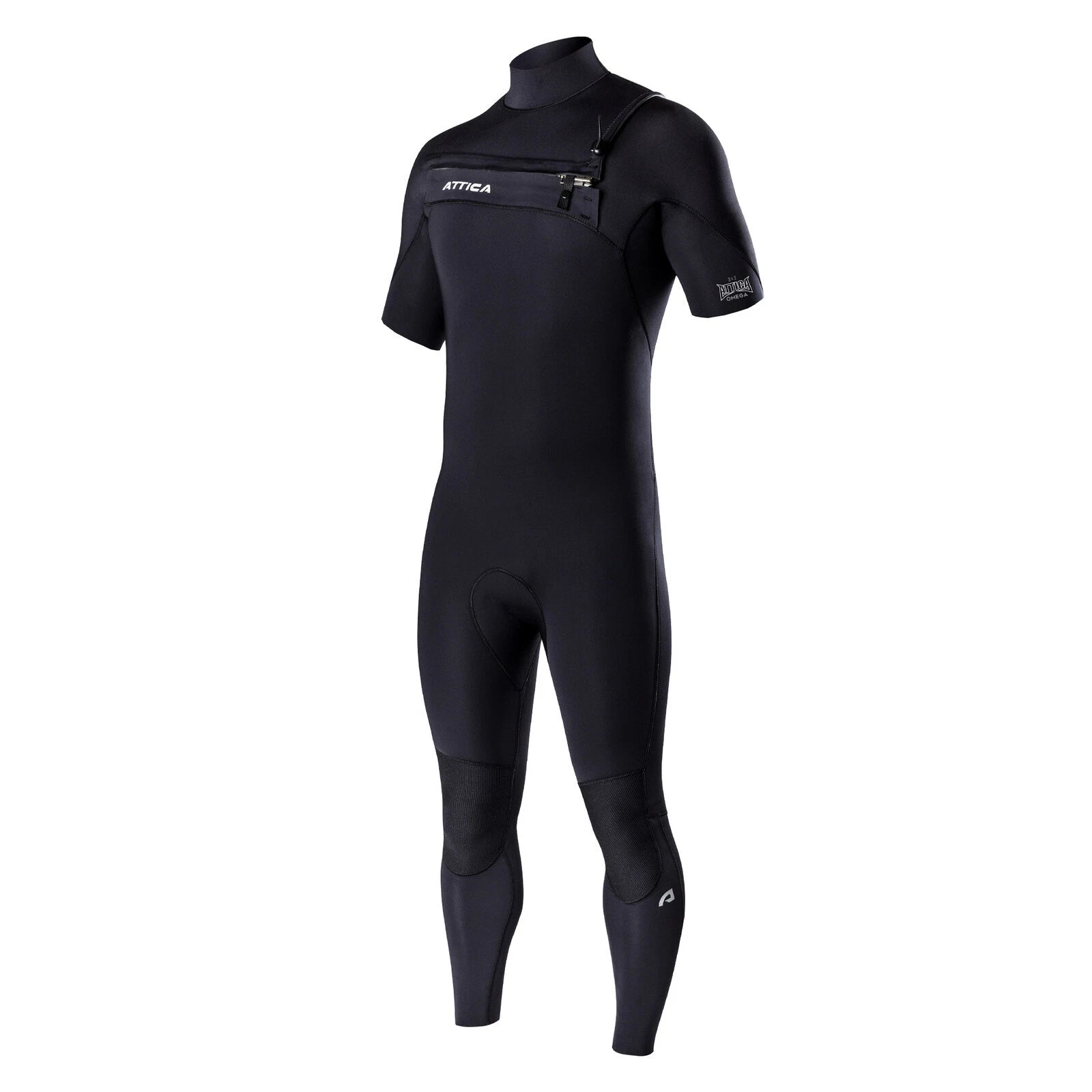 SHED NINE Black wetsuit on a white background
