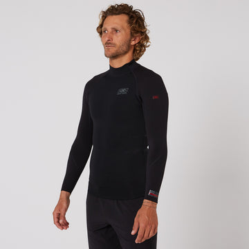 Double Black Long Sleeve Vest - 1.5mm