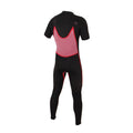 Mens Double Black Chest Zip Short Arm Steamer - 2/2mm - Shed Nine