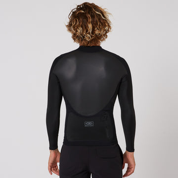 Double Black Long Sleeve Zip Paddle Vest - 1.5mm