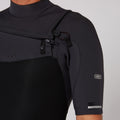 Mens Free Flex SS Chest Zip - 2/2mm