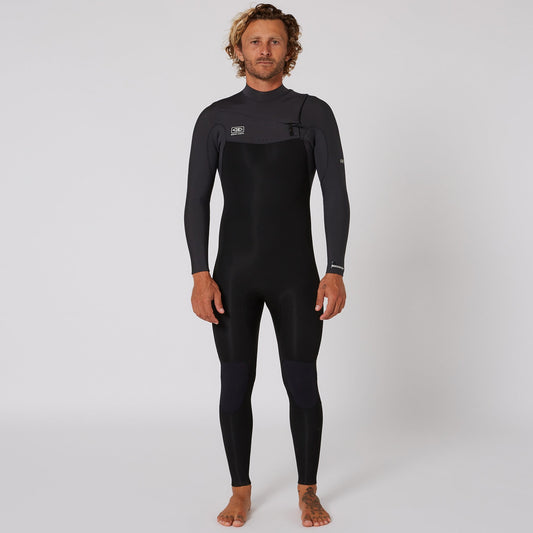 Mens Free Flex Chest-Zip - 4/3mm - Shed Nine