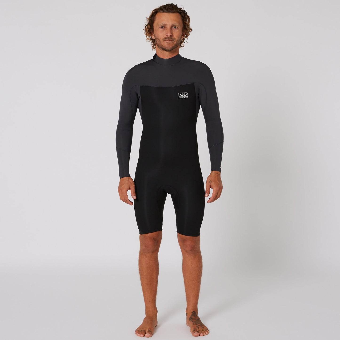 Mens Free Flex LS Back Zip Spring - 2/2mm