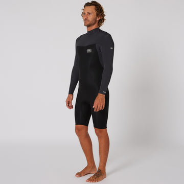 Mens Free Flex LS Back Zip Spring - 2/2mm