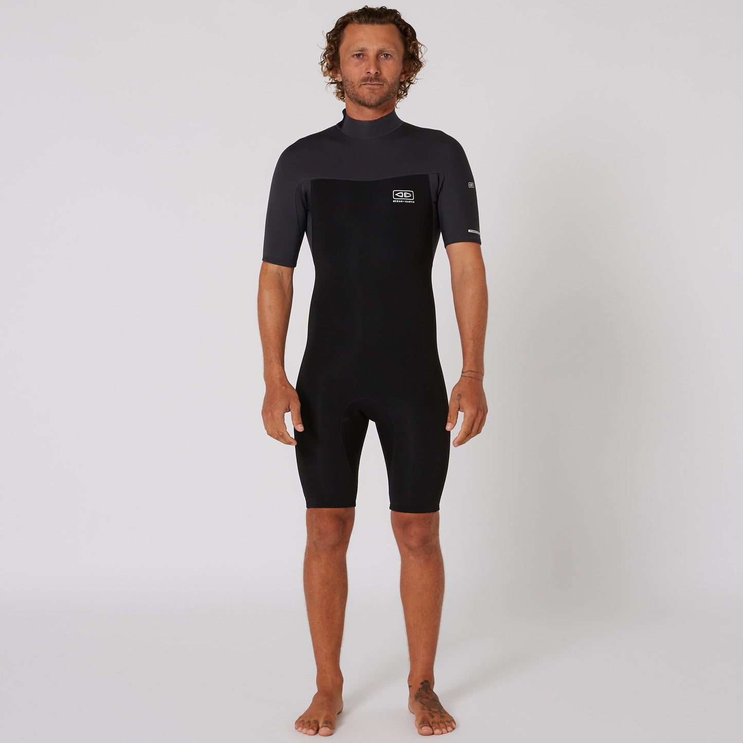 Mens Free Flex Back Zip Spring Suit - 2/2mm