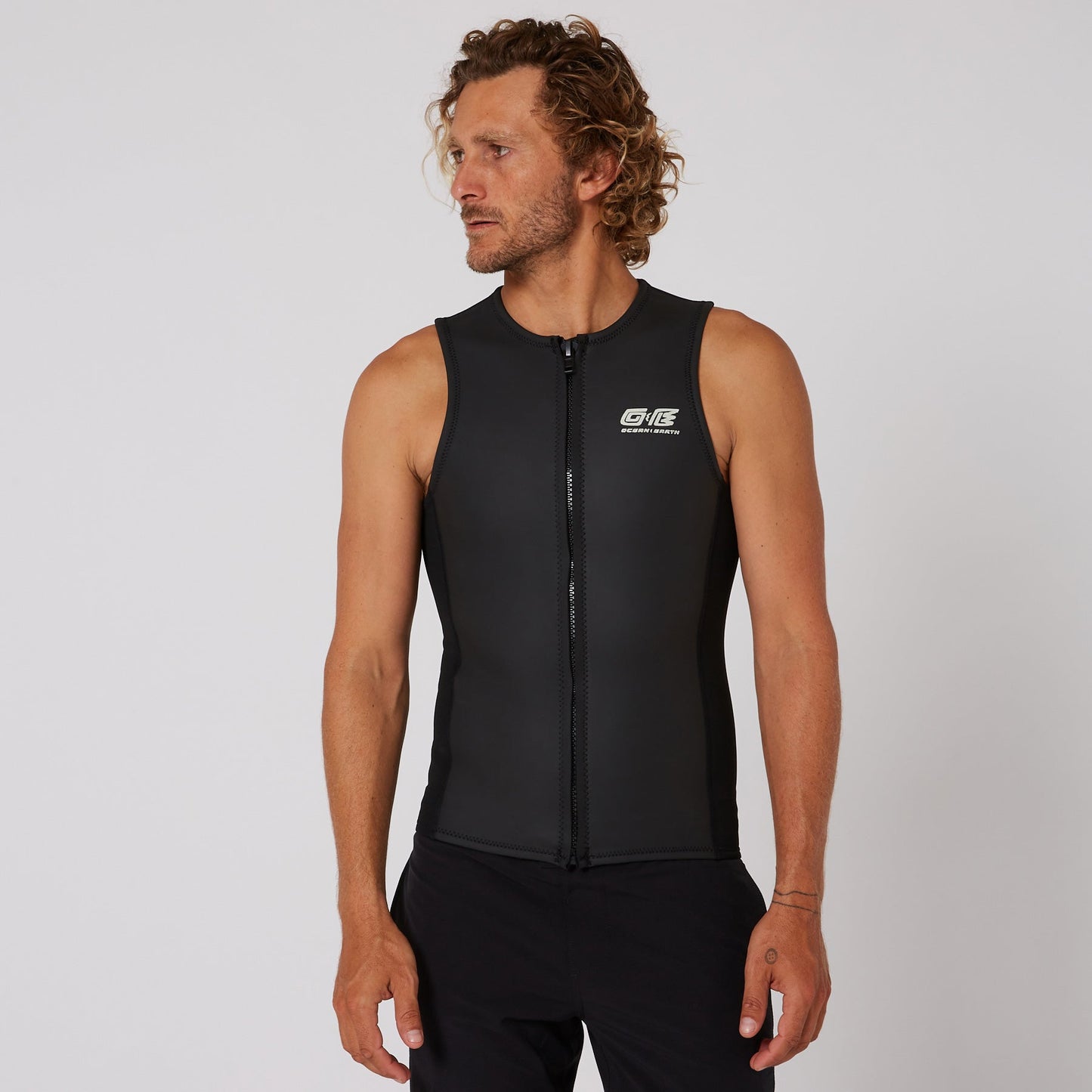 Heritage Front Zip Sleeveless Vest - 1.5mm