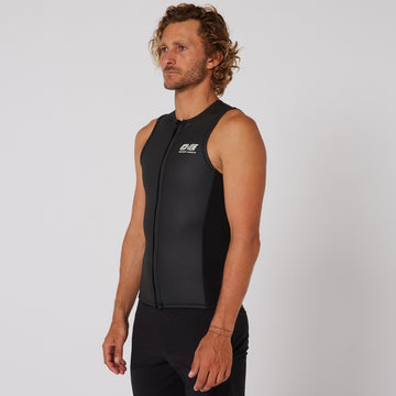 Heritage Front Zip Sleeveless Vest - 1.5mm
