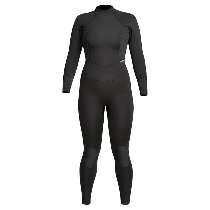Black wetsuit on a white background shed nine