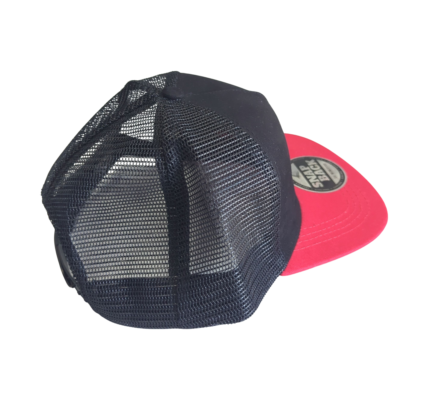 Shed Nine Black/Red Snap Back Cap (Script Logo) - Shed Nine