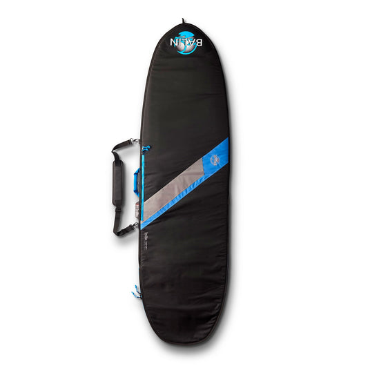 Balin Export Mini Mal Cover, black exterior with blue panels and carry handle