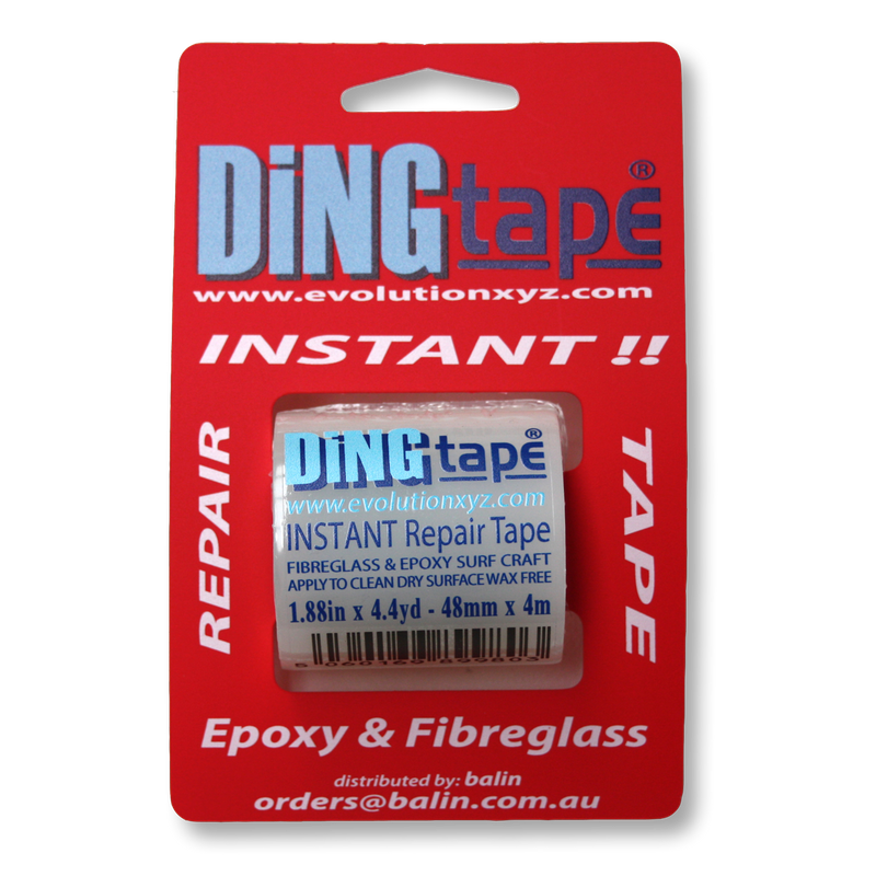 Ding Tape Board Repair Tape 4m, front of Ding Tape repair-tape retail packet