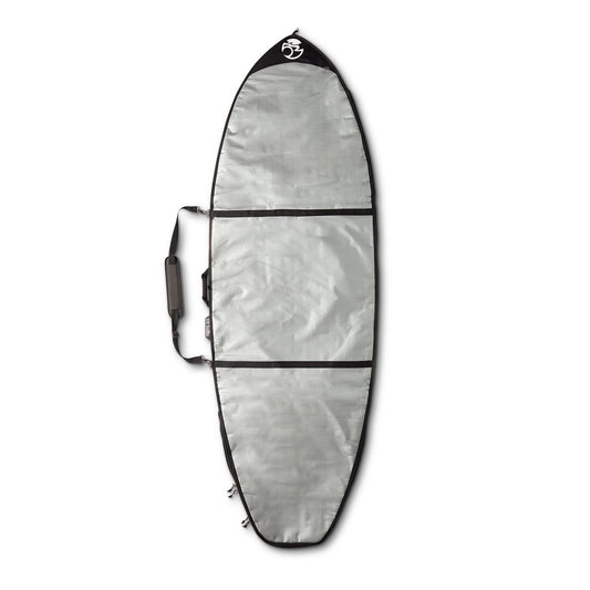 Balin UTE SUP Cover, silver exterior with carry handle
