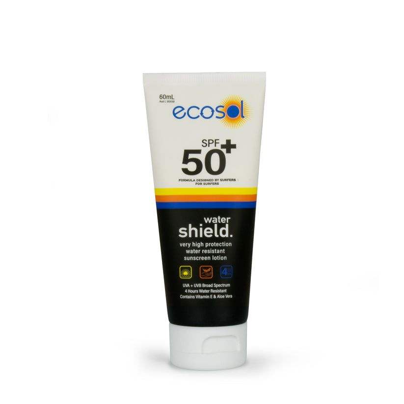 Ecosol Water Shield SPF50+ Sunscreen 60mL tube
