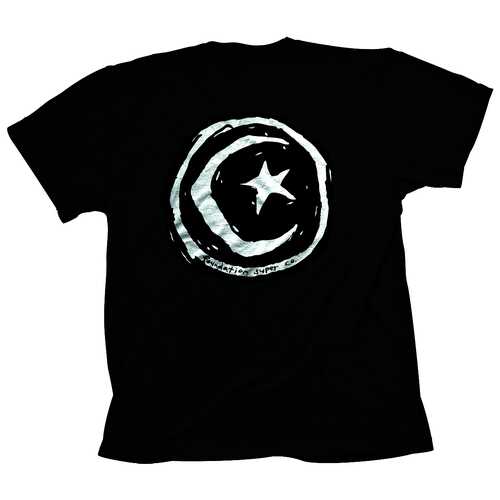 Foundation Tee Star & Moon Black